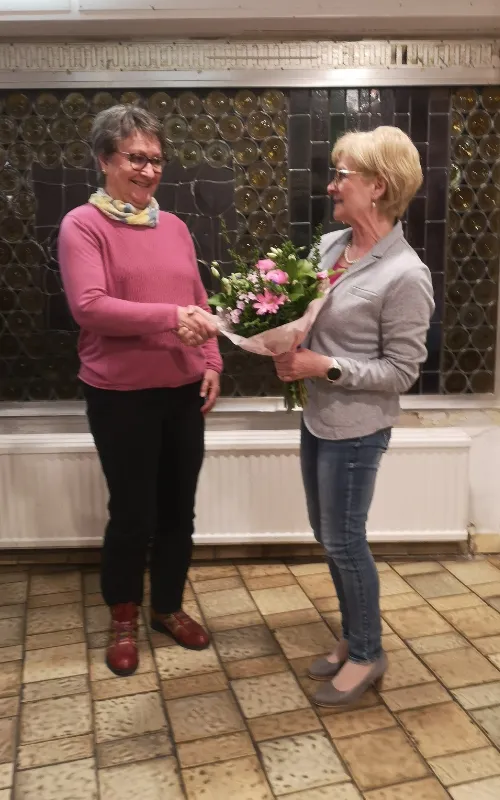 Jutta Busch - 45 Jahre Mitglied im BTV